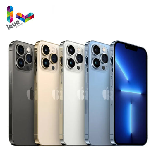 Used Apple iPhone 13 Pro Max 6GB RAM 128GB/256GB ROM Unlocked Cellphone 6.7" OLED A14 Bionic 12MP Camera Face ID 5G Mobile Phone