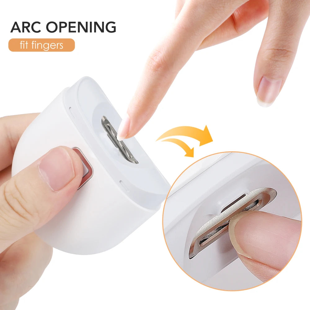 Electric Automatic Nail Clipper Manicure Nail Trimmer for Adult Baby Finger Toe Scissors Pedicure Nail Cutter Sharpener Manicure